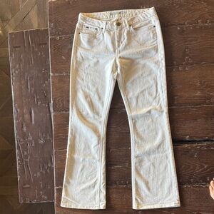 Joe's Jeans Women's Straight Leg Cream Jeans